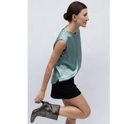 1stAmerican Top da Donna 100% Seta Girocollo Spalla Larga