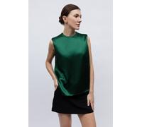 1stAmerican Top da Donna 100% Seta Girocollo Spalla Larga