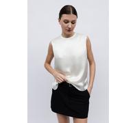 1stAmerican Top da Donna 100% Seta Girocollo Spalla Larga