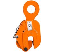 1T morsetto di sollevamento verticale piastra in acciaio 1T/2T/3T morsetto piastra resistente con ingranaggio antiscivolo, apertura della mascella regolabile, per sollevamento e trasporto, 1T