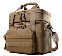 1TG Tactical Borsa Pranzo Isolata, 18L-26L Lunch Box Espandibile Borsa Termica Grande Impermeabile con Tracolla, Borsa Pranzo Riutilizzabile per Lavoro, Viaggi, Campeggio, Picnic, Spiaggia