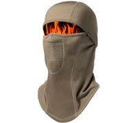 1TG Tactical Passamontagna per il viso, maschera da sci, balaclava per uomo e donna, maschera per paintball, protezione UV, antivento, calda, sport all'aria aperta, ciclismo, moto, pesca, marrone