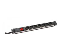 DIGITUS DN-95402 - Presa multipla da 19'', 1 U, 7 vie