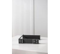 1U - Supporto per rack per Lenovo ThinkCentre Tiny M715q M720q M920q - 19" (nero, per 1 x diritti+apertura)