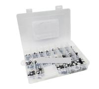 1uF~1000uF 6.3V-50V 400PCS 24Value SMD Aluminum Electrolytic Capacitors Assortment Kit Box CZAOINCU