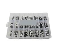 1uF~1000uF 6.3V-50V 400Pcs 24Value SMD Aluminum Electrolytic Capacitors Assortment Kit + Box EKFBQBGW