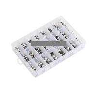 1uF-1000uF 6.3V-50V 400Pcs 24Value SMD Aluminum Electrolytic Capacitors Assortment Kit + box MQXFCZUX