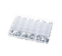 1uF 1000uF 6.3V-50V 400PCS 24Value SMD Aluminum Electrolytic Capacitors Assortment Kit Box MQXFCZUX