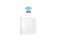 (1W-2 gruppi) Interruttore della luce intelligente wireless con pulsante autoalimentato, non necessita di batteria