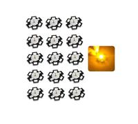 1w 3W 5w 5w Diodi LED ad alta potenza con base dissipatore-Kit modulo in forma di scheda 20mm Star Pcb per sostituzione della torcia frontale con faro (pacchetto da 15) (3W/Bianco caldo 2700K)