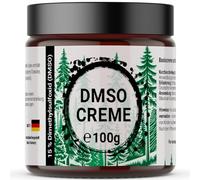 1x 100g Crema DMSO | Dimetilsolfossido 99,9% di purezza | Ph. Eur. in Basicreme - DAC Deutscher Apotheker Codex - nel vasetto di vetro - altamente efficace