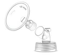 1X 10mm Maymom Due Pezzi Collo Largo Pompa Parti per Spectra S1/S2 Pompe; Incluse Flange A Bocca Larga; Non Originale Spectra Flange