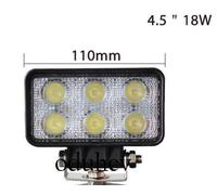 1x 12-24V Faretto Pois Fascio Luci 18W 6 LED Fari Fuoristrada Barca Camion 4x4