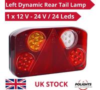 1x 12-24V luci combinate posteriori a LED sinistra lampade trattore box caval...