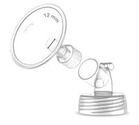 1X 12mm Maymom Due Pezzi Collo Largo Pompa Parti per Spectra S1/S2 Pompe; Incluse Flange A Bocca Larga; Non Originale Spectra Flange