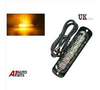 1x 12V 24V 6 LED Ambra Strobo Lampeggiante Recupero Barra Camion Faro Luce Nuova