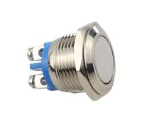 1X 12V Metallo Impermeabile Pulsante Momentanea On Off per horn per
