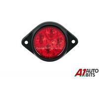 1x 24v Rosso 4 LED SMD Posteriore Indicatore Luce Lampada Camion Rimorchio Bus