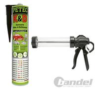 1X 310ML PETEC K&D COLLANTE E MASCHERA NERA + PISTOLA A MANO