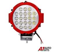 1X 7" 63W Faretto Rotondo Led Da Lavoro Off Road Per Camion Suv Auto Atv Barca