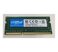 1x 8GB SODIMM DDR3L 1600 mhz PC3L-12800 1Rx8 204 PIN CRUCIAL MEMORIE RAM