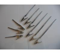 1x 9er Set Pinze Morsetto 10,20, 30cm Stand Rivestimento Asta Vernice Lackpoint