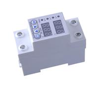 1x Adjustable Over Under Voltage Protect Current Device Dual Display Din Rail
