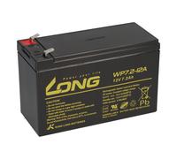 1X AGM 12V 7,2Ah Batteria Piombo WP7.2-12 VDs Batteria, Faston 6,3mm