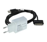 1x alimentatore,1x cavo USB C per Samsung Galaxy Tab 2 10.1 GT-P5100 Wlan 3G