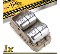 1x Alzacristalli Interruttore Beige Posteriore Dx 3-polig per Mercedes-Benz W213