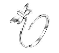 1X Anello da Donna Gioielli Elegante Libellula Anello Aperto Regolabile Festa di Nozze Thumb Knuckle Ring novità Convenient Design
