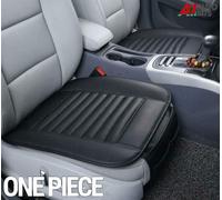 1X Auto Universale Anteriore Fila Coprisedile Ecopelle Pad Protezione Mat Sedia