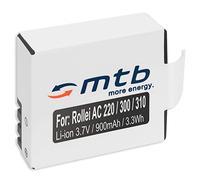 1x Batteria per Rollei Actioncam 220, 300, 300+, 300 Plus, 310, 330, 333, 350, 415, 416, 422