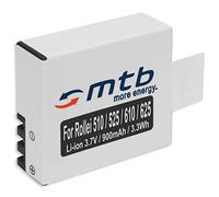 1x Batteria per Rollei Actioncam AC 510, 525, 610, 625 [900 mAh - 3.7V - Li-Ion]