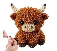 1x Bead Kit - Handmade Jewelry Making Set | Cute Animal Beading Art Set | Animal Beading Kit For Beginners | For Adults Teens Beginners Handcraft Lovers Home School Art Class Workshop Travel