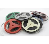 1x Bobina di Ritiro Vuota Film SUPER 8 200FT Various +8mm Convertitore