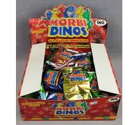 1X BOX 100 BUSTE BUSTINE SIGILLATE MORBI DINOS ALLEGRI DINOSAURI GIG NEW VINTAGE