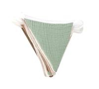 1x Bunting Banner - Double Sided Fabric Triangle Flags| Triangles Banners Garlands | Cotton Buntings Banneer | Washable Triangle Bunting Flag | Pennant Banner For Living Room, Playroom, Bedroom