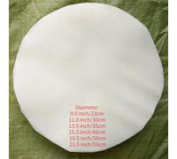 1X Capra Pelle Tamburo Djembe Testa Ricambio Piatto Rotondo Africano Accessorio