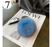 1x Carino Simil Fox Pelliccia Sfera Pendente Felpa Auto Portachiavi Accessori