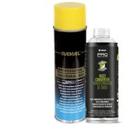 1x CERA PER LA MANUTENZIONE DEL SOTTOSCARRO SPRAY 500 ml + 1x Prodotto antiruggi