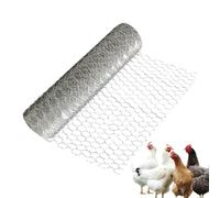 1x Chicken Wire - Poultry Wire Netting, Chicken Wires Fencing Mesh, Durable Hexagonal Iron Animal Barrier | Sturdy Garden Fencing Agricultural Wires Netting Structures For Home, Farm, Garden Poultry