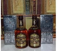 1x Chivas Regal 12 Years Whisky 75cl 43% Anni 80 Imp. Rene Briand +Box (47ref26)