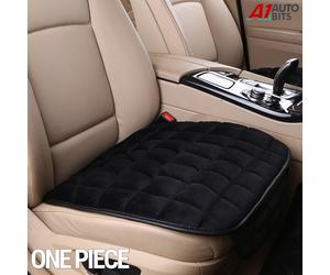 1X Comodo Massaggi Nero Coprisedile Protezione Cuscino Opaco Felpa Auto Van Taxi