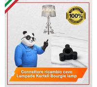 1x Connettore ricambio cavo Lampada Kartell Bourgie lamp spare part fix broken.