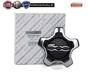 1X COPRIMOZZO COPPETTA FIAT 500X ORIGINALE Stemma CERCHI IN LEGA CROMO 735626312