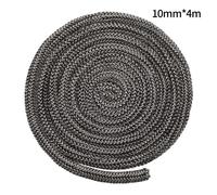 1x Corda Nera Stufa/Fuoco Lunghezza Stufa a Legna Bruciatore a Legna Guarnizione