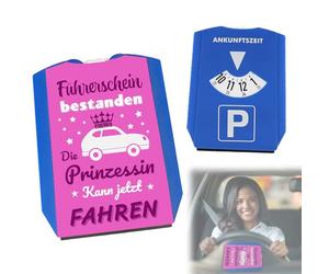 1x Disco di Parcheggio, Disco Orario, Disco di Tempo Tipo Europa, Parchimetro Disco Parcheggio in Plastica, evita le pene durante il parcheggio, le donne rosa e le ragazze