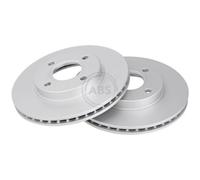 1X Disco Freno A.b.s. 17007 Rivestito per Ford Mazda Assale Anteriore