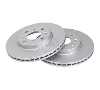 1X Disco Freno A.b.s. 17588 Rivestito per Opel Suzuki Vauxhall Assale Anteri